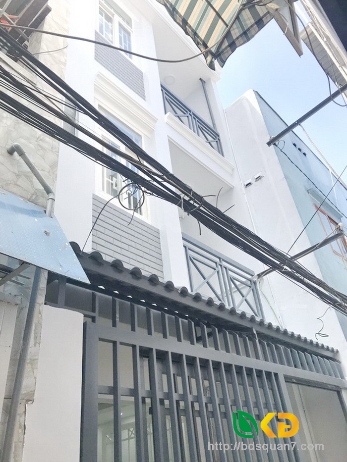Bán nhà 2 lầu đường Võ Thị Nhờ quận 7 (hẻm 487 Huỳnh Tấn Phát).